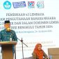 Sekretaris Daerah Provinsi Bengkulu, Isnan Fajri, saat membuka kegiatan Pembinaan 45 Lembaga dalam Pengutamaan Bahasa Negara Tahun 2024 di Hotel Two K Azana Style, Kota Bengkulu.