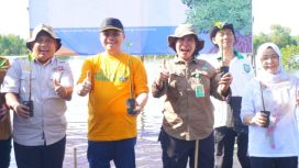 Kolaborasi antara KLHK, DLHK dan beberapa kelompok pemuda penggerak yang ada di Bengkulu. (25/4/2024). Foto: Dok